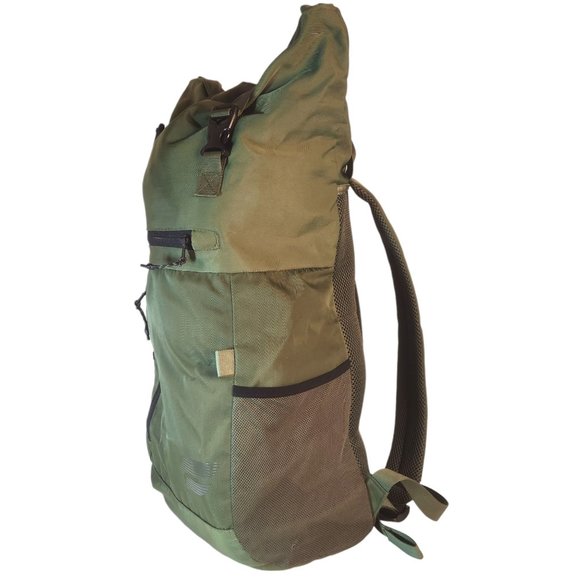 The Only Backpack by Fabletics Dark Khaki Green Laptop Sleeve & Tons of Pockets - Picture 4 of 14